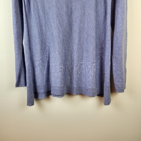 Eileen Fisher Tencel Merino Wool Alpaca lightweight sweater Size Small Lilac - Picture 2 of 6